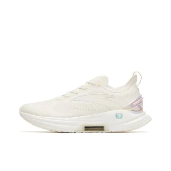Anta Gen 3.0 Cushioning, Slip Resistant, Abrasion Resistant, Breathable Low Top Running Shoes Men's White