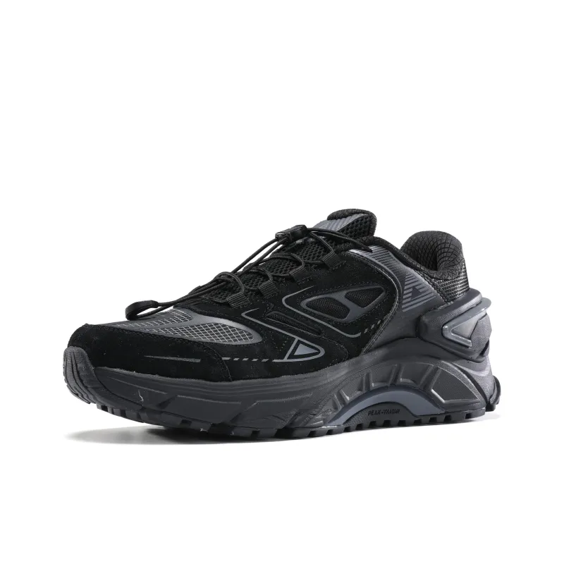 PEAK State Pole Chiye Running Shoes Men's All Black-1