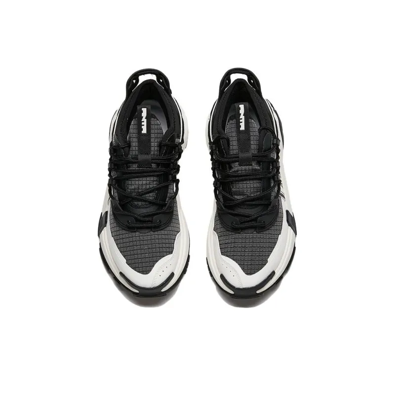 ANTA AT91 Casual Shoes Women's Low Top Black/White-3