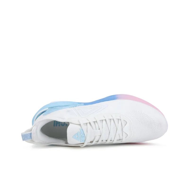 PEAK State Pole 6.0 Cushioning Breathable Low-Top Running Shoes Men's White Blue-3