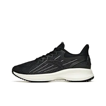 Anta Gazelle 1.0 Running Collection Cushioned Slip Resistant Low Top Running Shoes Women's Black White