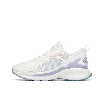 Anta Tron 1.5 Durable Breathable Low Top Running Shoes Women's White Purple