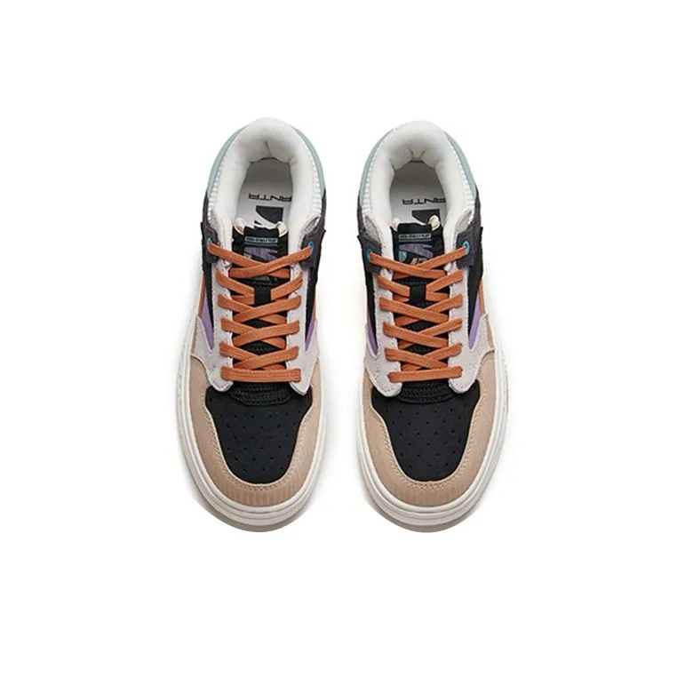 Anta Street Naughty Low Top Skateboard Shoes Women's Multicolor-3