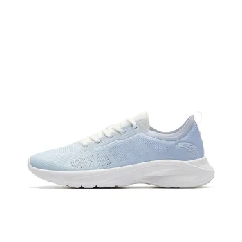 Anta Hydrogen Run III Breathable Lightweight Rebound Low Top Running Shoes Women's White Blue