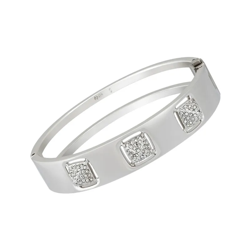Swarovski Tactic Bangles Women's Silvery White-0