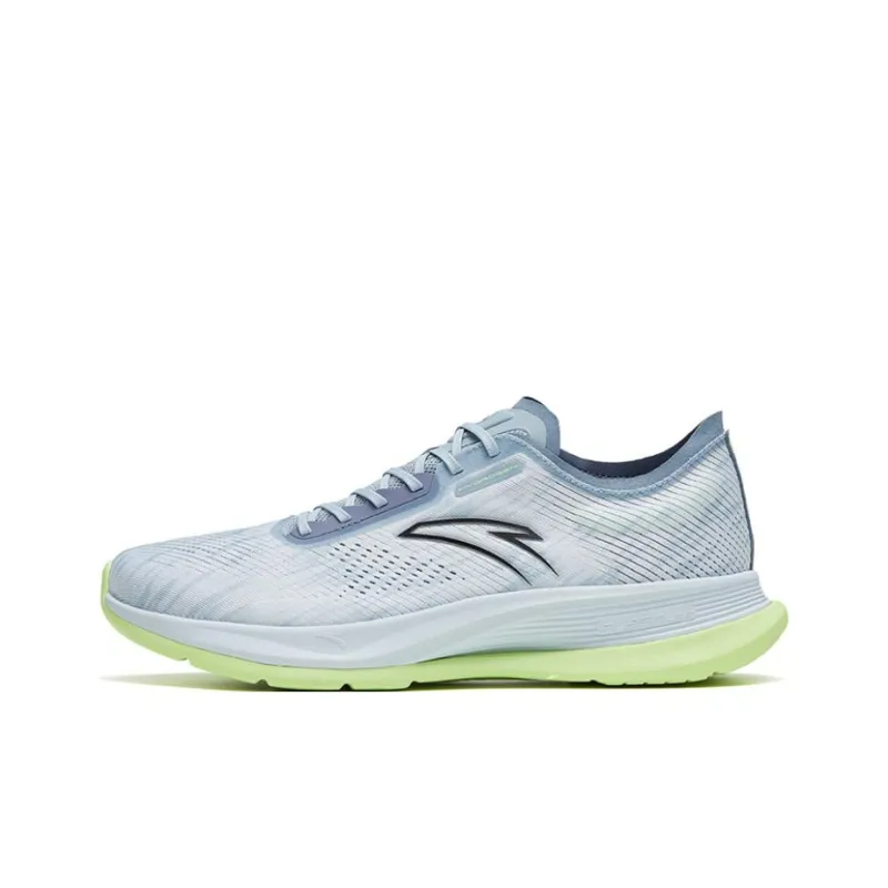 Anta Hydrogen Run V Anti Slip Wear Resistant Low Top Running Shoes Blue Green-0