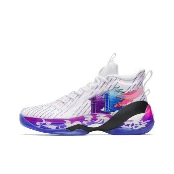 Anta KT7 KT 7 Coverage Support High Top Performance Basketball Shoes Men's White Purple Flash Sale