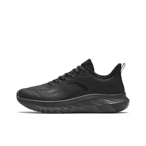 ANTA Light Cloud Running Shoes Men Low-Top Black