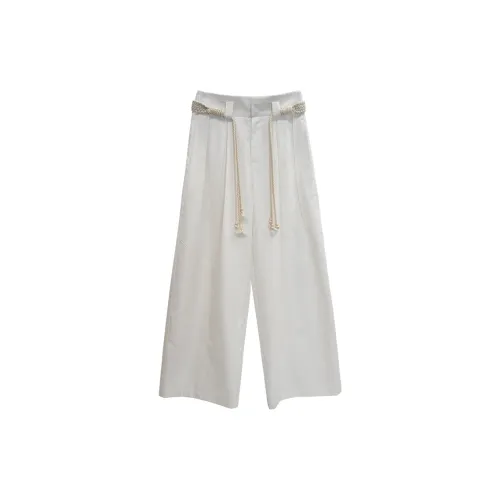 DBW DOUBLEWIN Casual Pants Unisex White