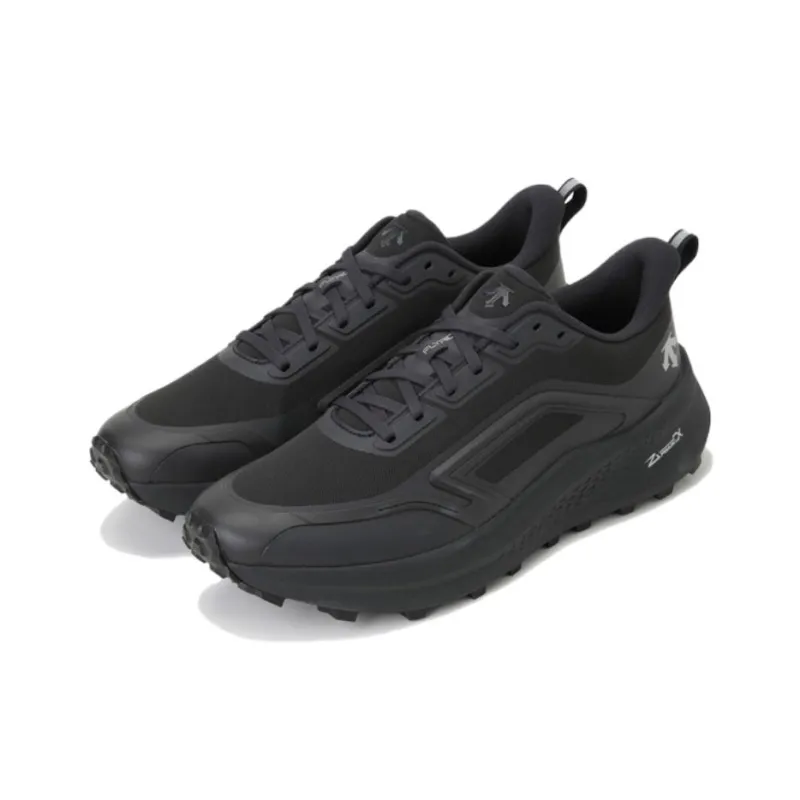 DESCENTE Flyridge Anti Slip Wear Resistant Low Top Running Shoes Unisex Black-1