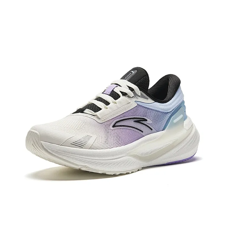 Anta CC Nitrogen Technology Coverage Low Top Running Shoes Women's White Black Blue-1