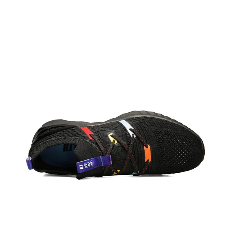 PEAK State Pole 1.0 Plus Shock Absorbers With Slip Resistant Features Low Top Running Shoes Women's Black Rainbow-2