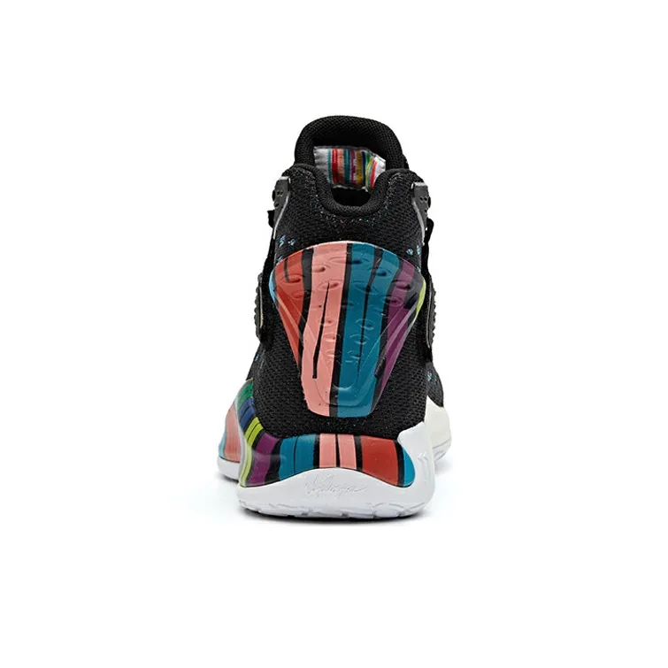 Anta KT5 KT Rainbow Black History Month High Top Basketball Shoes Men's Black-3