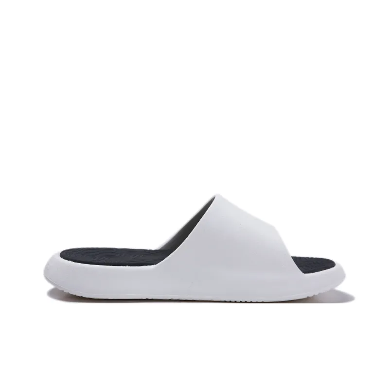 PEAK Tai Ji2.0 Slip Resistant Odor Resistant Abrasion Resistant Slide Slippers Unisex Ivory Dark Gray-1