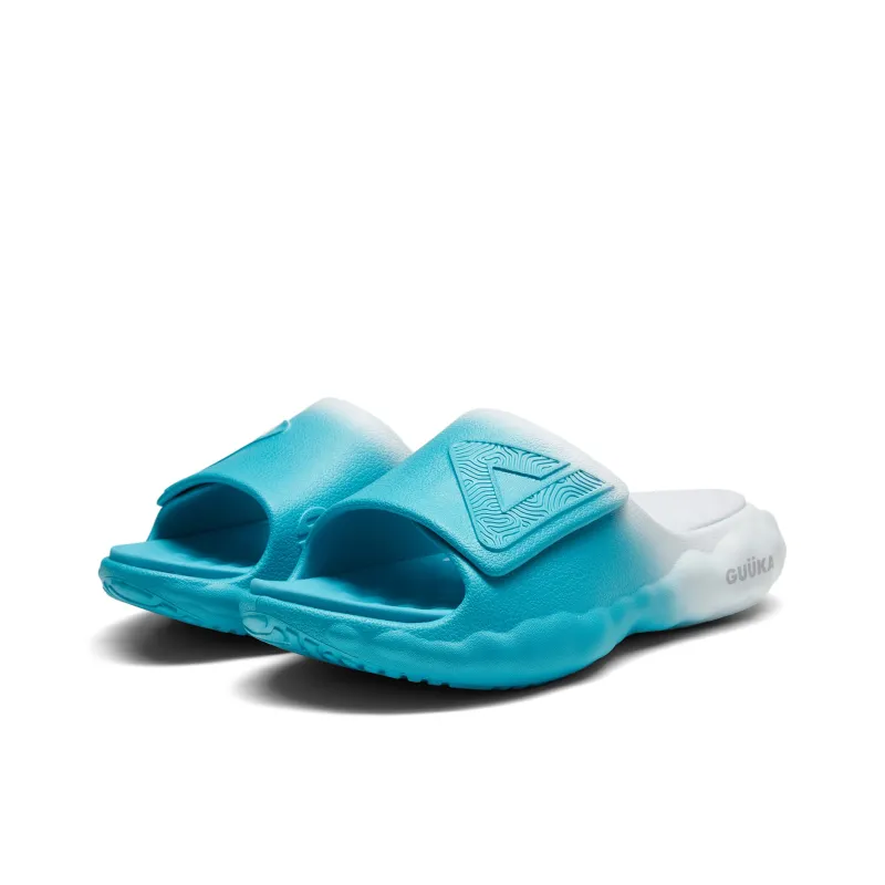 Guuka x PEAK State Pole Cloud Slide Slippers Men's White Blue-2