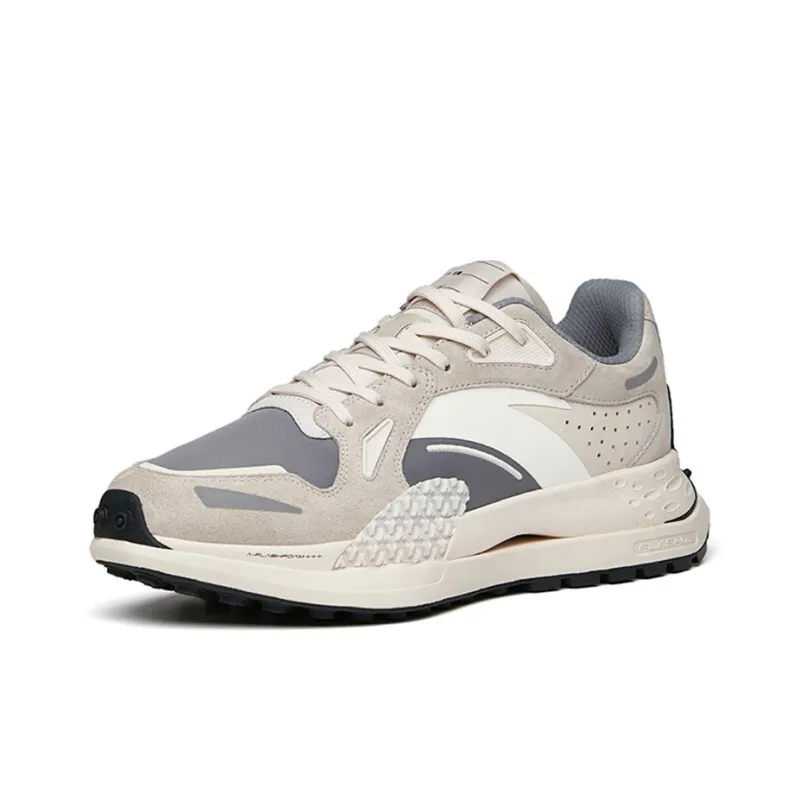 Anta Star 202 Td Shock Absorbers With Slip Resistant And Abrasion Resistant Properties Low Top Running Shoes Men's Gray-1