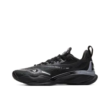 PEAK Sonic Boom 3.0 Basketball Shoes Men Low Top All Black