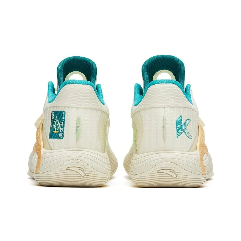 Anta KT-SPLASH-V Arbor Day Cushioning Anti-Slip And Wear-Resistant Low-Top Basketball Shoes Ecru-3