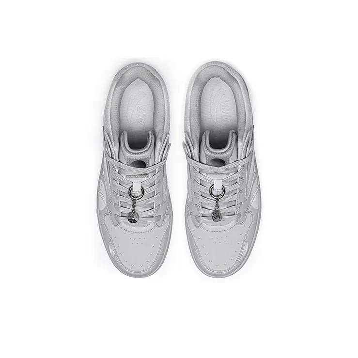 Anta Street Naughty Low Top Skateboard Shoes Women's Gray-4