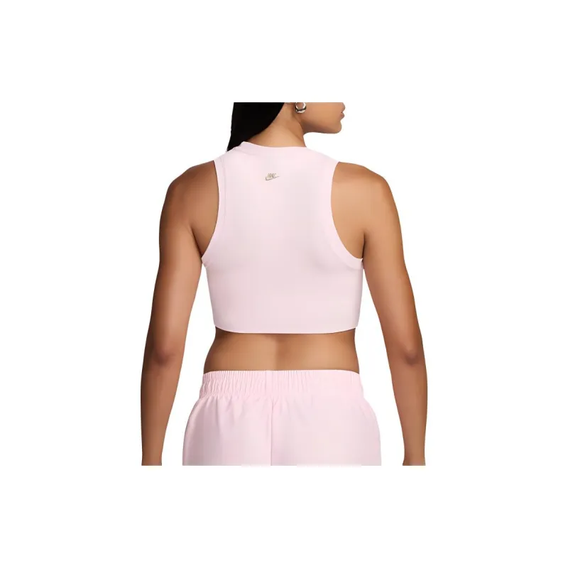 Nike Tank Tops Women's Pink Foam/Khaki-1