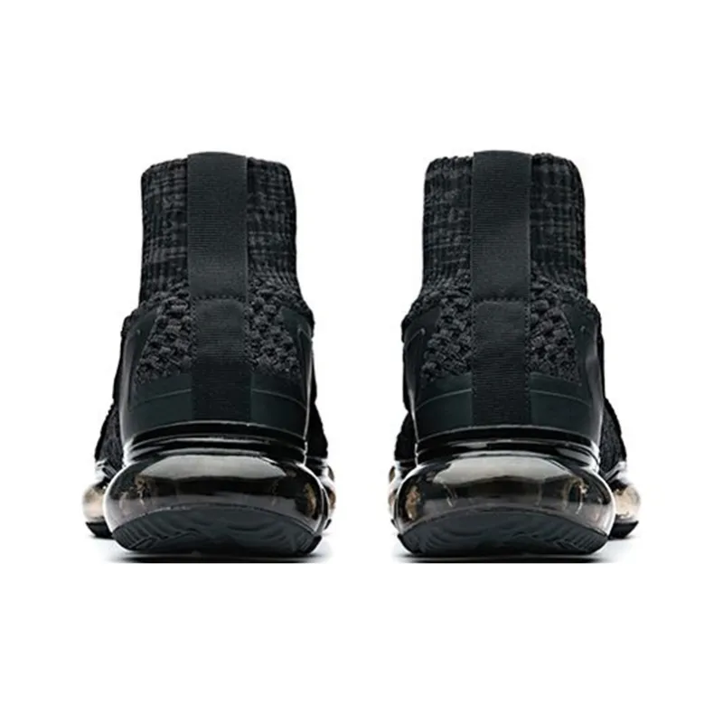Anta SEEED Cushioning High Top Running Shoes Men's Black-4
