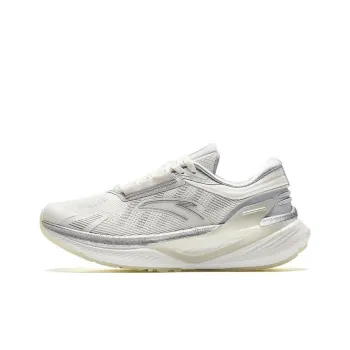 Anta Cushioned Wear Resistant Lightweight Low Top Running Shoes Women's White