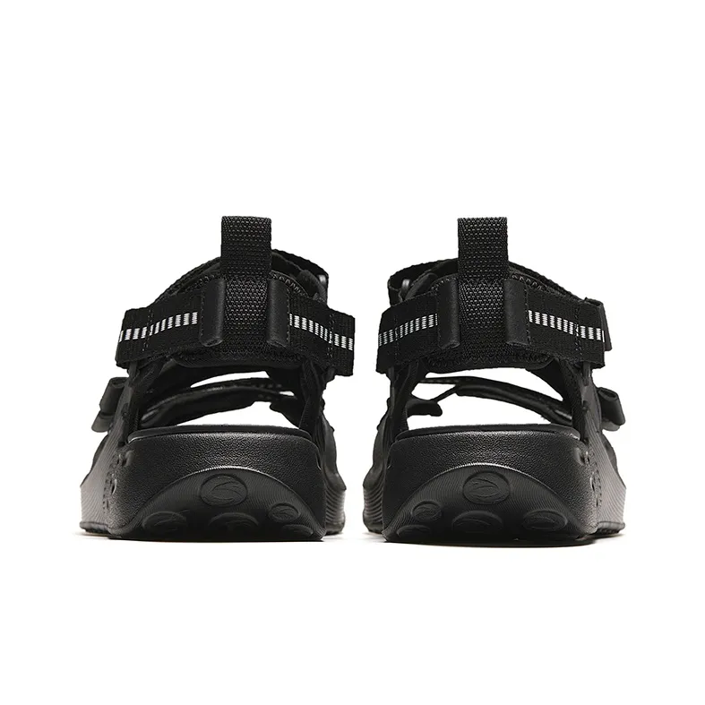 Anta Icing Beach Sandals Men's Black White-2
