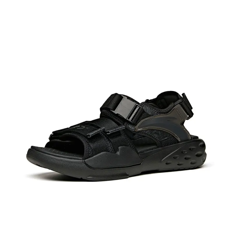 Anta C37 Series Beach Sandals Men's Black-1