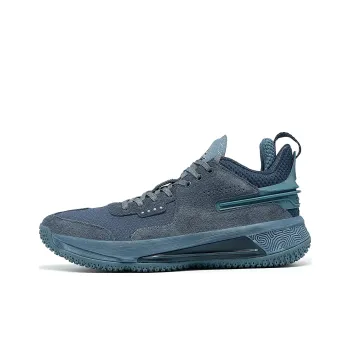 PEAK Flash 4 Abrasion Resistant Low Top Performance Basketball Shoes Men's Blue Dyed