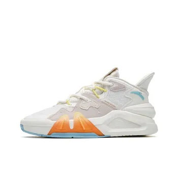 Anta Bastard 4 Low Top Skateboard Shoes Men's Ivory White