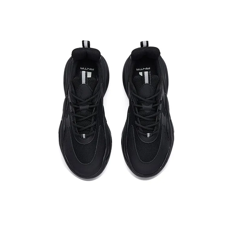 Anta Chao Worship 3.0 Breathable Low Top Sports Casual Shoes Women's Black-3