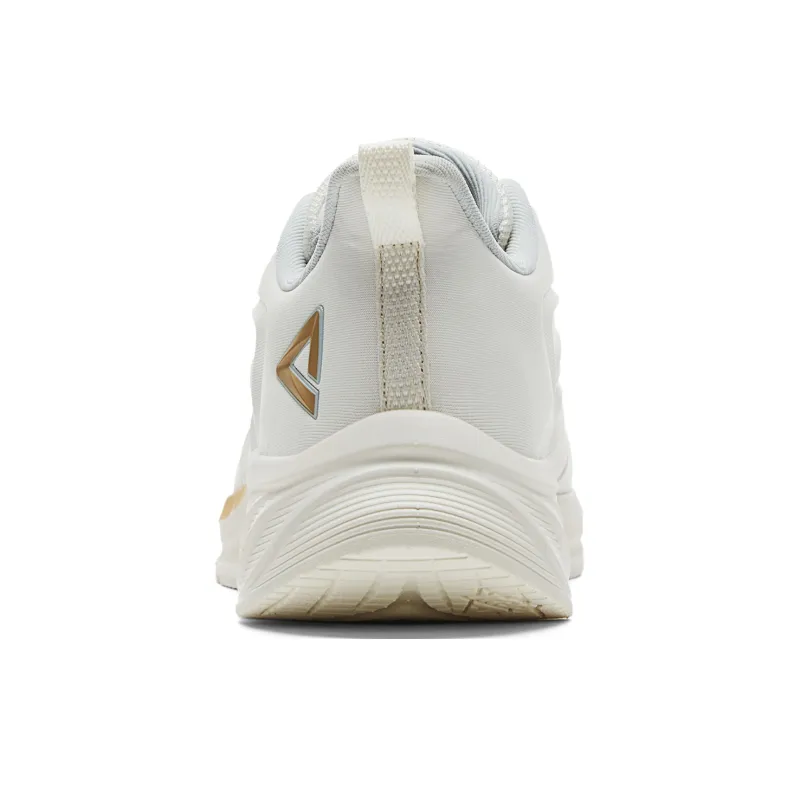 PEAK Mizumizu Lite Anti Slip And Wear Resistant Lightweight Low Top Running Shoes Women's Canvas White-4