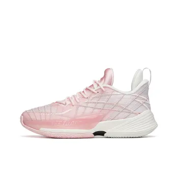 ANTA Light Horseman 3 Basketball Shoes Men Low Top Fragrant Flower/Ivory White