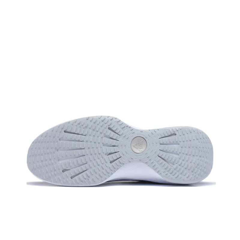 PEAK Taichi 4.0 Pro Wear-Resistant Slip-Resistant Cushioning Low-Top Running Shoes White Silver-5