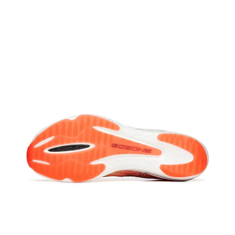 ANTA C202 GT Running Shoes Men Low Top Gum Yellow/Neon Bright Dark Red/Ivory White-4
