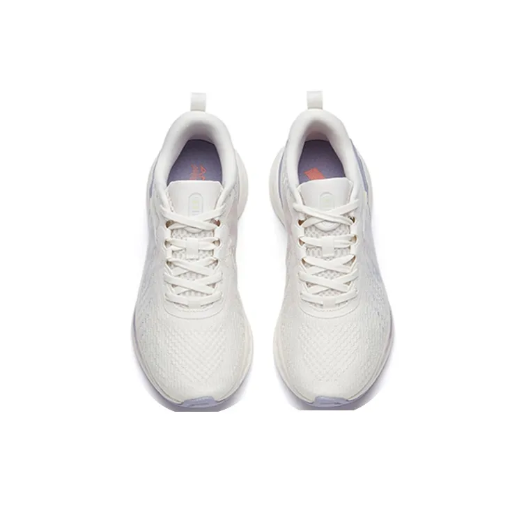Anta Tron 1.5 Durable Breathable Low-Top Running Shoes Women's White Purple-3