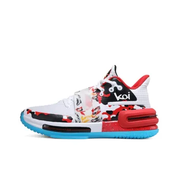 PEAK Flash 2 Generation Basketball Shoes Men Low Top Baymax/Red
