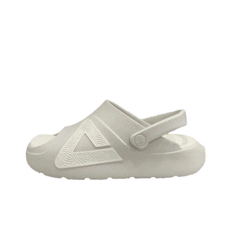 PEAK Statistic Sandals Treading Waves Beach Sandals Men's White Gray Green-0