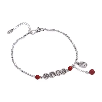 Reverevis 925 Sterling Silver Anklets Women's