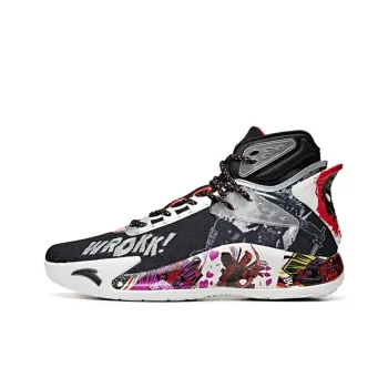 ANTA Kt5 Basketball Shoes Men High Top Black/White/Red