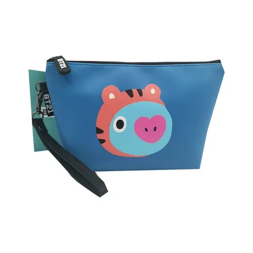 LINE FRIENDS Makeup Bags Blue