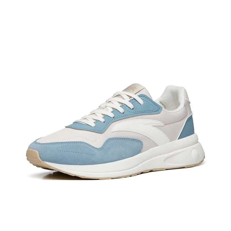 Anta HERITAGE Low-Top Casual Shoes Men's Gray Blue-2