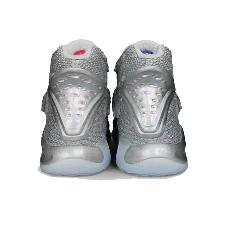 Anta KT5 Slip Resistant Shock Absorbers High Top Performance Basketball Shoes Women's Gray-3