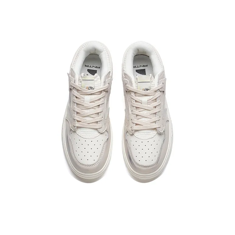 ANTA Street Naughty Low 'White Grey' Women's-2