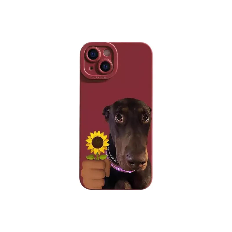 Mivana Silicone Material Send You Flowers Phone Cases Suitable For 12mini Girlish Refreshing-9