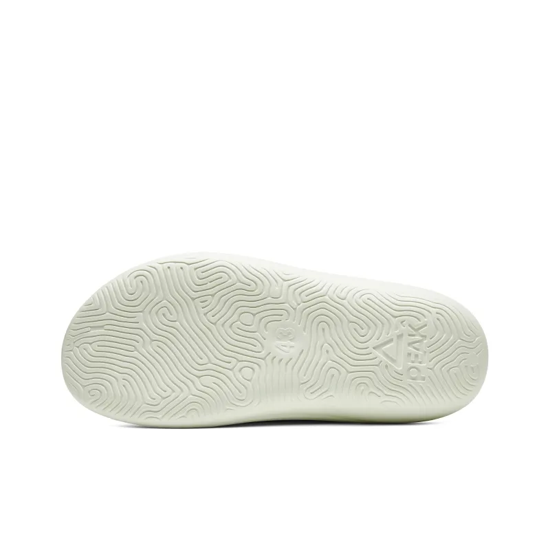 PEAK Very Small Fat Drag Slide Slippers Men's Milk Jade-5
