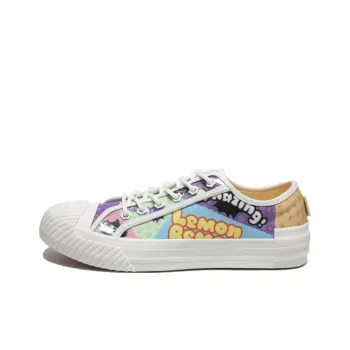 PEAK State Pole Lightweight And Wear resistant Low Top Skateboard Shoes Women's Purple Orange