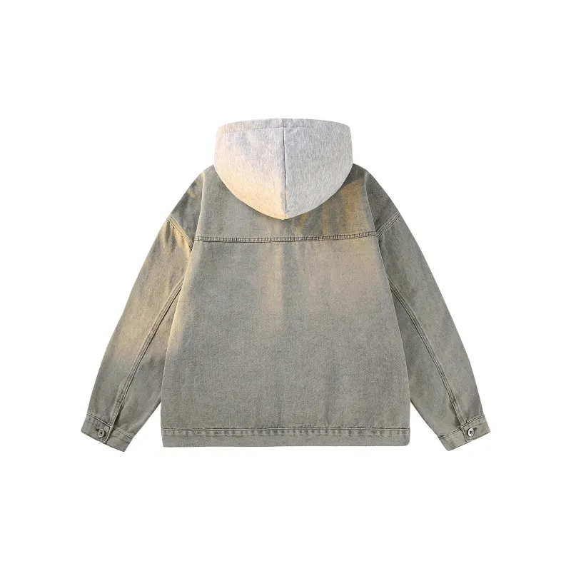 BENDL'S Denim Jacket Unisex Yellow Mud-1
