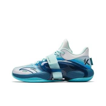 Anta KT SPLASH V Breathable And Sweat absorbent High Top Basketball Shoes Men's Blue White