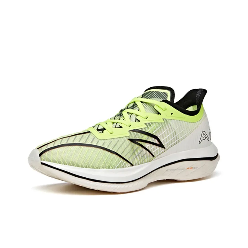 Anta C202 GT Cushioning Anti Slip Wear Resistant Breathability Low Top Running Shoes Men's Green-1